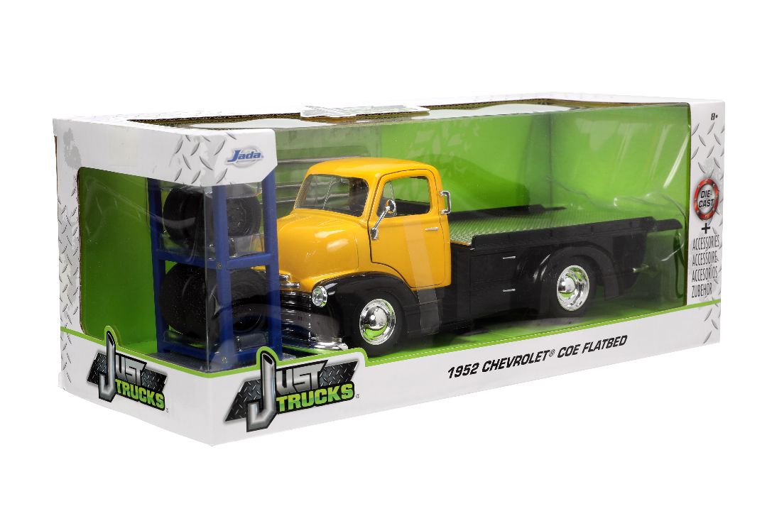 Jada 1/24 "Just Trucks" with Rack - 1952 Chevy COE Flatbed