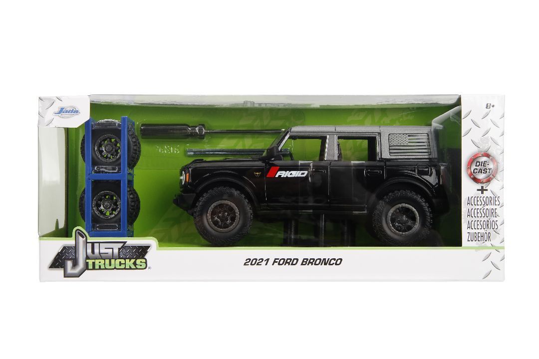 Jada 1/24 "Just Trucks" - 2021 Ford Bronco w/ Rack