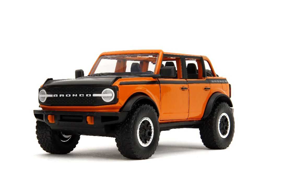 Jada 1/24 "Just Trucks" w/ Rack - 2021 Ford Bronco Open Top