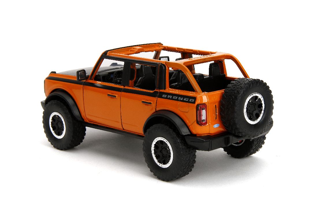 Jada 1/24 "Just Trucks" w/ Rack - 2021 Ford Bronco Open Top