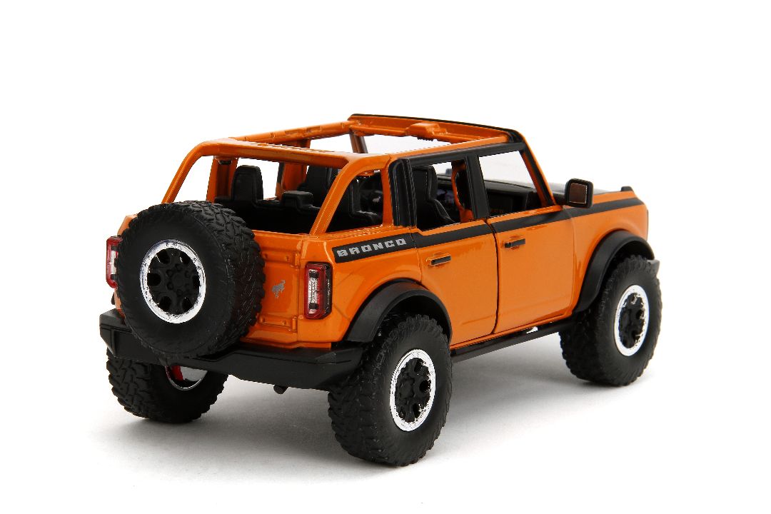 Jada 1/24 "Just Trucks" w/ Rack - 2021 Ford Bronco Open Top