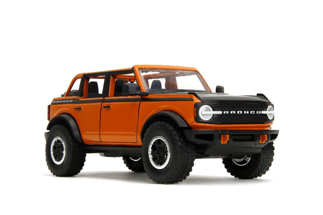 Jada 1/24 "Just Trucks" w/ Rack - 2021 Ford Bronco Open Top