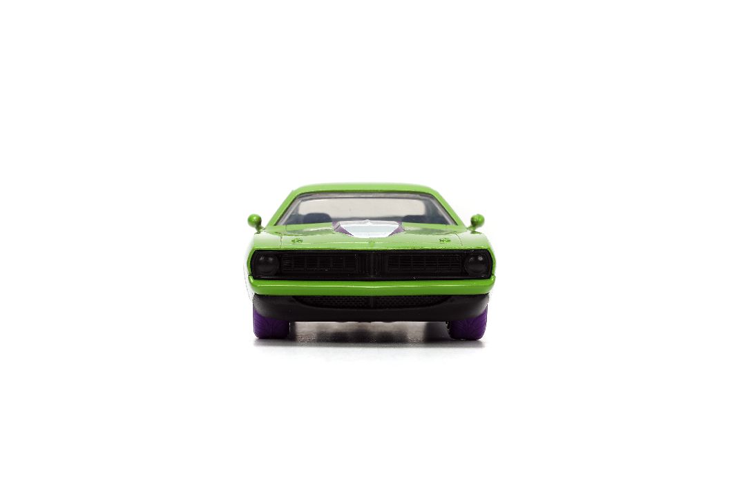 Jada 1/32 "Hollywood Rides" 1973 Plymouth Barracuda W/ She-Hulk