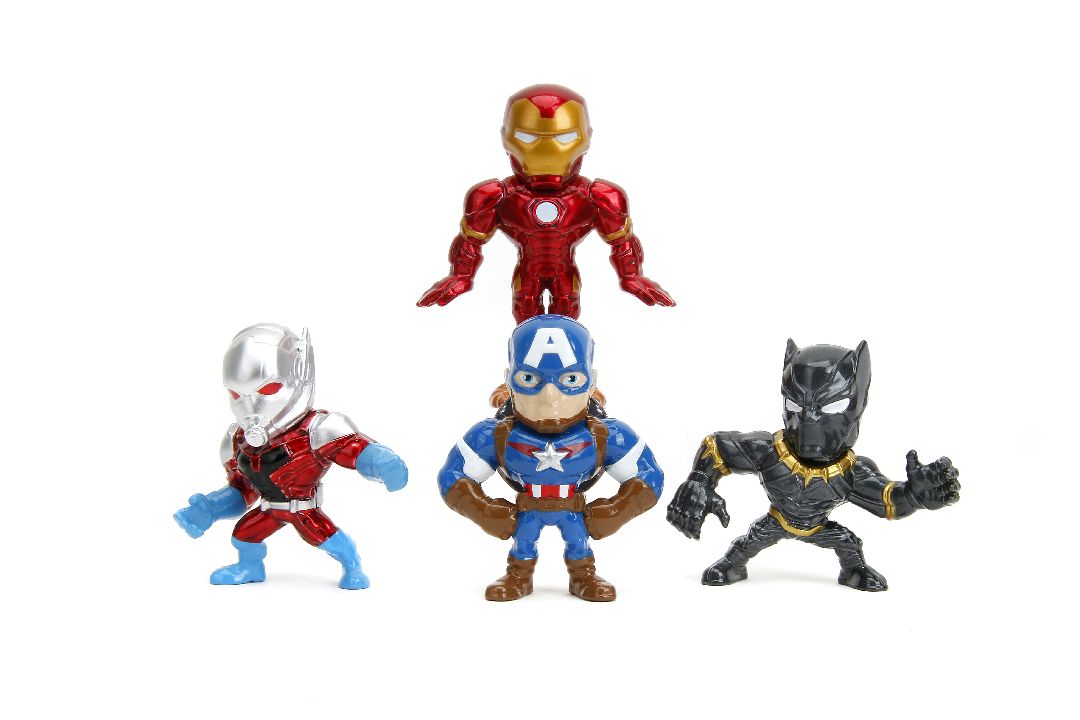 Jada 2.5" Metalfigs Marvel - 4-Pack Wave 1