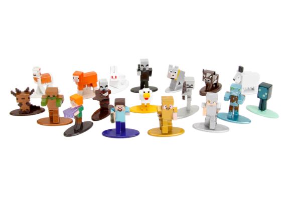 Jada 1.65" Nano Metalfigs Minecraft 18-Pack W10