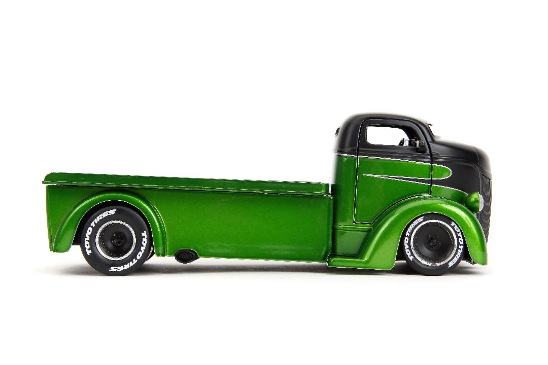 Jada 1/24 "Just Trucks" - 1947 Ford COE Flatbed w/ Rack