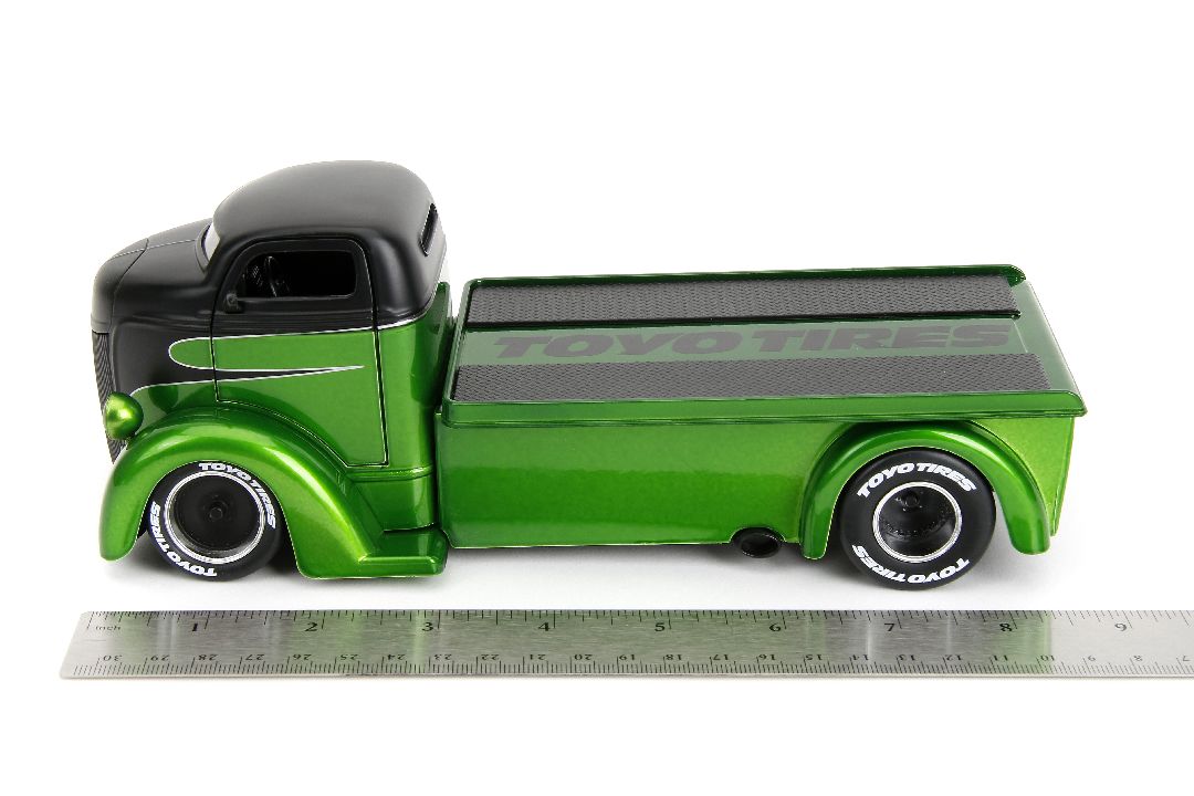 Jada 1/24 "Just Trucks" - 1947 Ford COE Flatbed w/ Rack