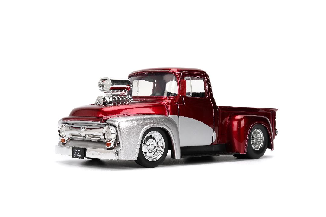 Jada 1/24 "Just Trucks" w/ Gas Pump - 1956 Ford F100