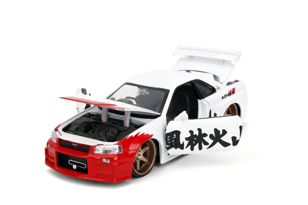 Jada 1/24 "Hollywood Rides" Street Fighter 2002 Skyline w/ Ryu