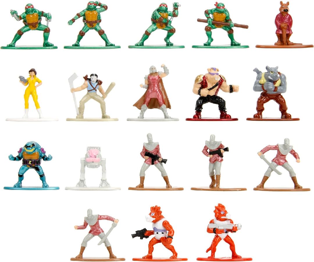 Jada 1.65" Nano Metalfigs TMNT 18-Pack W2