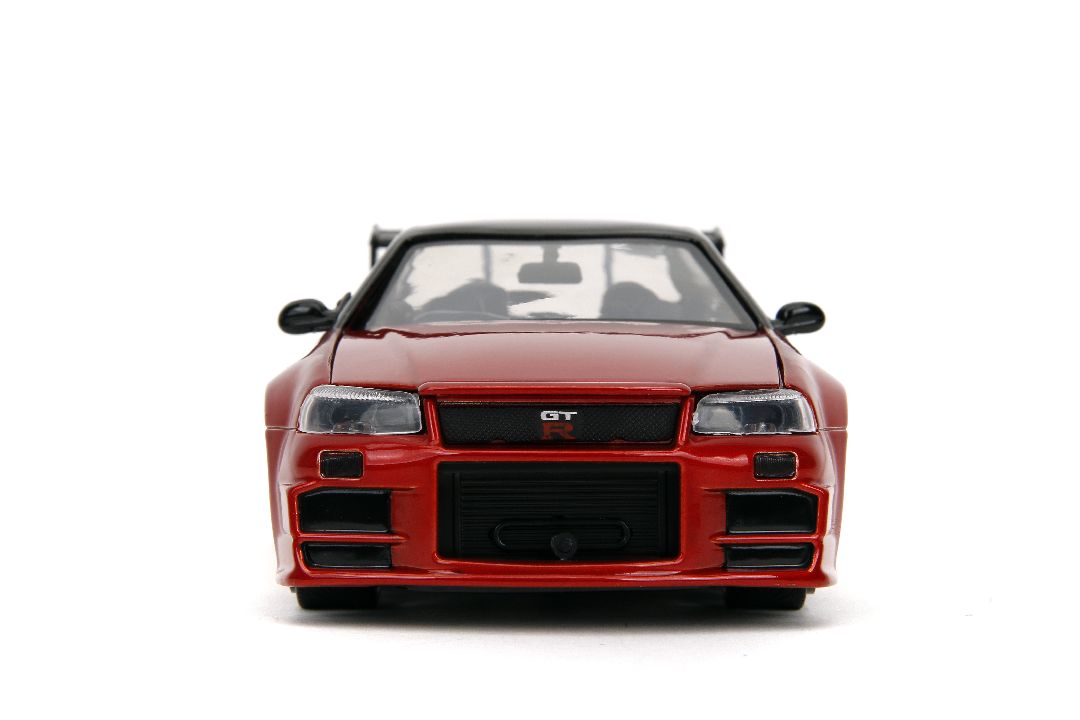 Jada 1/24 "Hollywood Rides" Godzilla 2002 Skyline GT-R (R34)