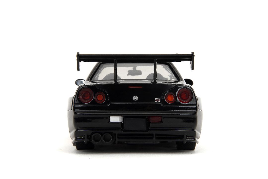 Jada 1/24 "Hollywood Rides" Godzilla 2002 Skyline GT-R (R34)