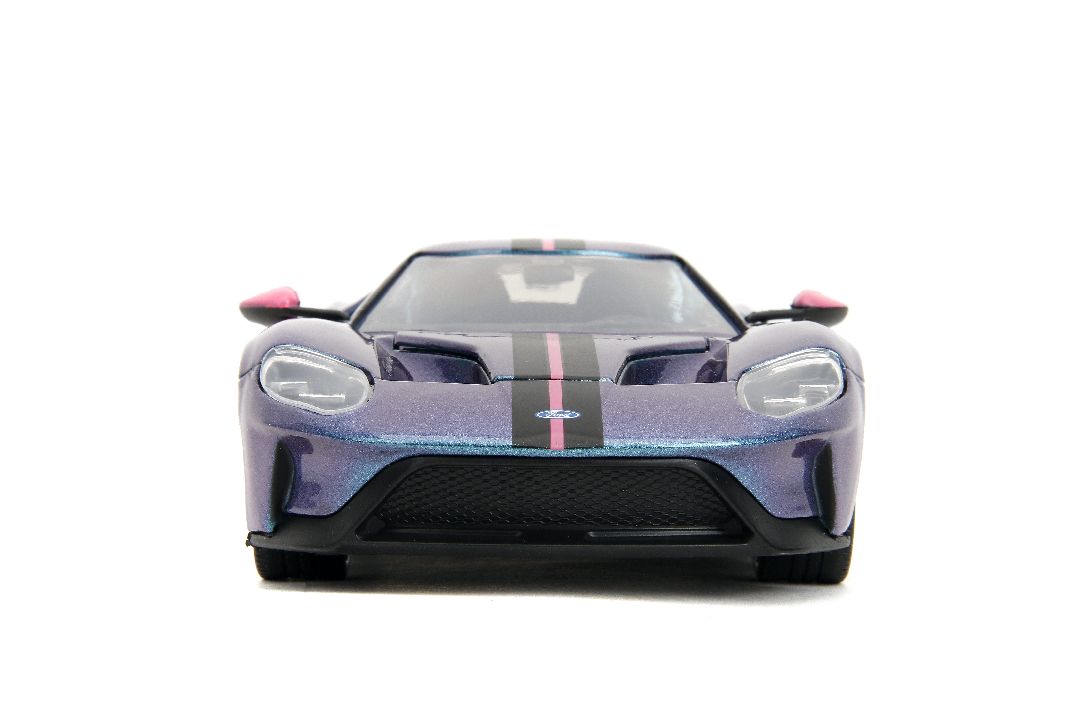  Pink Slips 1:32 W2 2017 Ford GT Die-Cast Car, Toys for Kids and  Adults (Silver/Pink) : Toys & Games