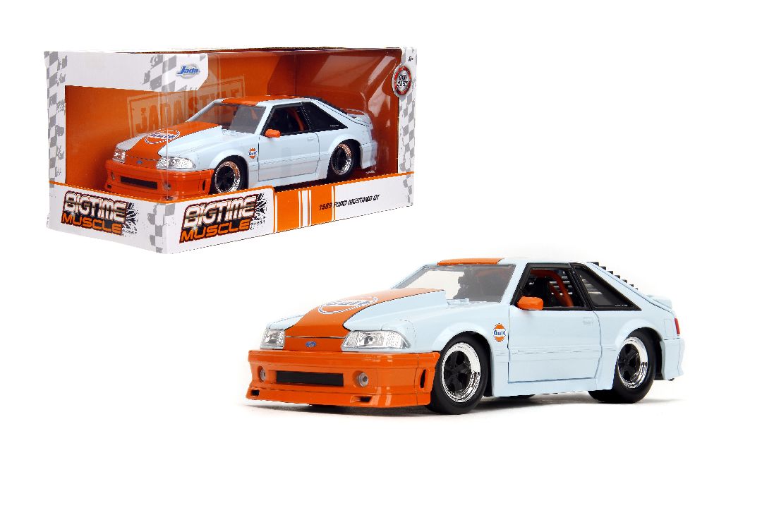 Jada 1/24 "BIGTIME Muscle" - 1989 Ford Mustang GT - Gulf Oil