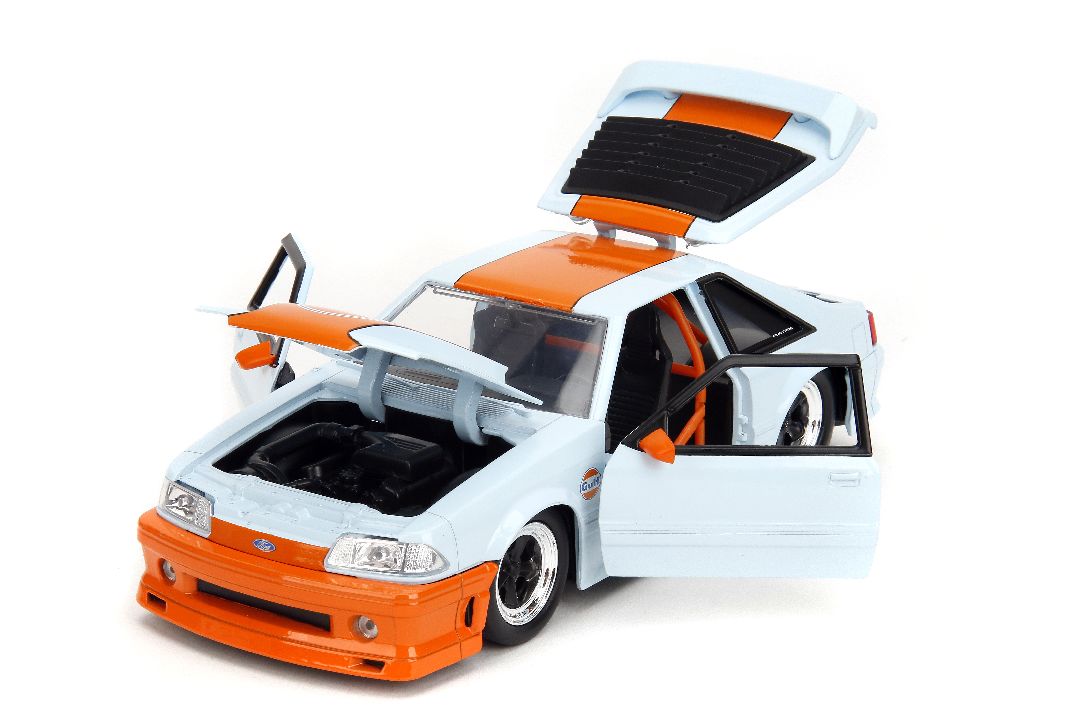 Jada 1/24 "BIGTIME Muscle" - 1989 Ford Mustang GT - Gulf Oil