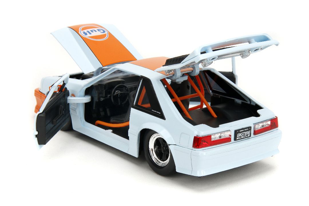 Jada 1/24 "BIGTIME Muscle" - 1989 Ford Mustang GT - Gulf Oil