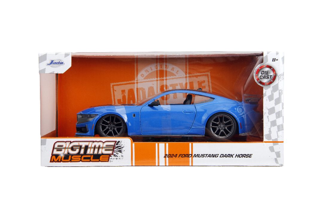 Jada 1/24 "BIGTIME Muscle" 2024 Mustang Dark Horse - Blue