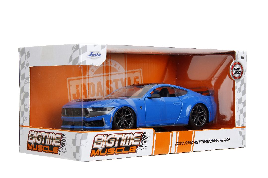 Jada 1/24 "BIGTIME Muscle" 2024 Mustang Dark Horse - Blue