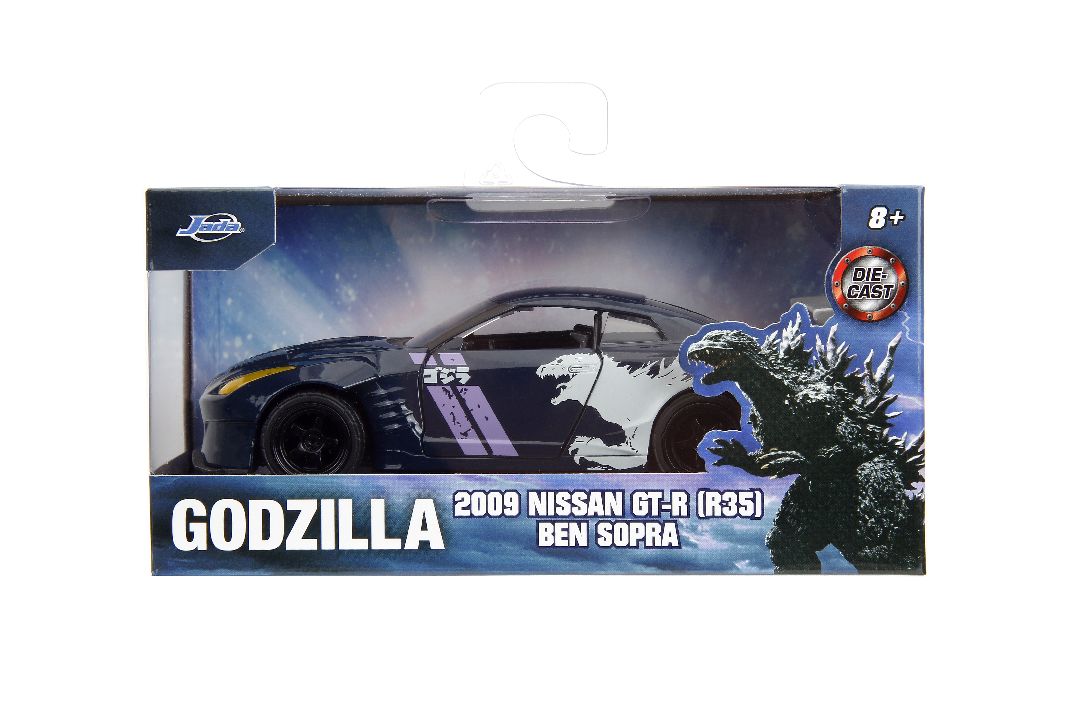 Jada 1/32 "Hollywood Rides" - 2009 Nissan GT-R (R35) - Godzilla