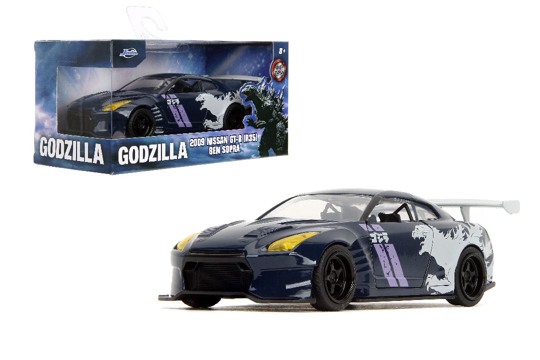 Jada 1/32 "Hollywood Rides" - 2009 Nissan GT-R (R35) - Godzilla