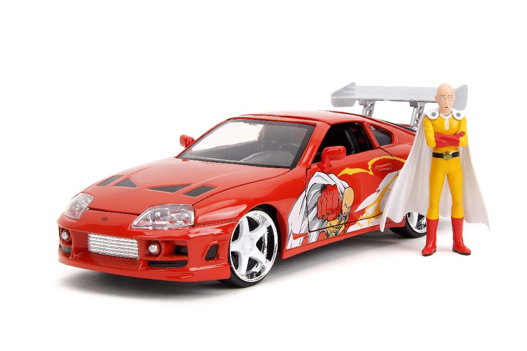 Jada 1/24 "Hollywood Rides" - 1995 Supra w/ One Punch Man - Click Image to Close