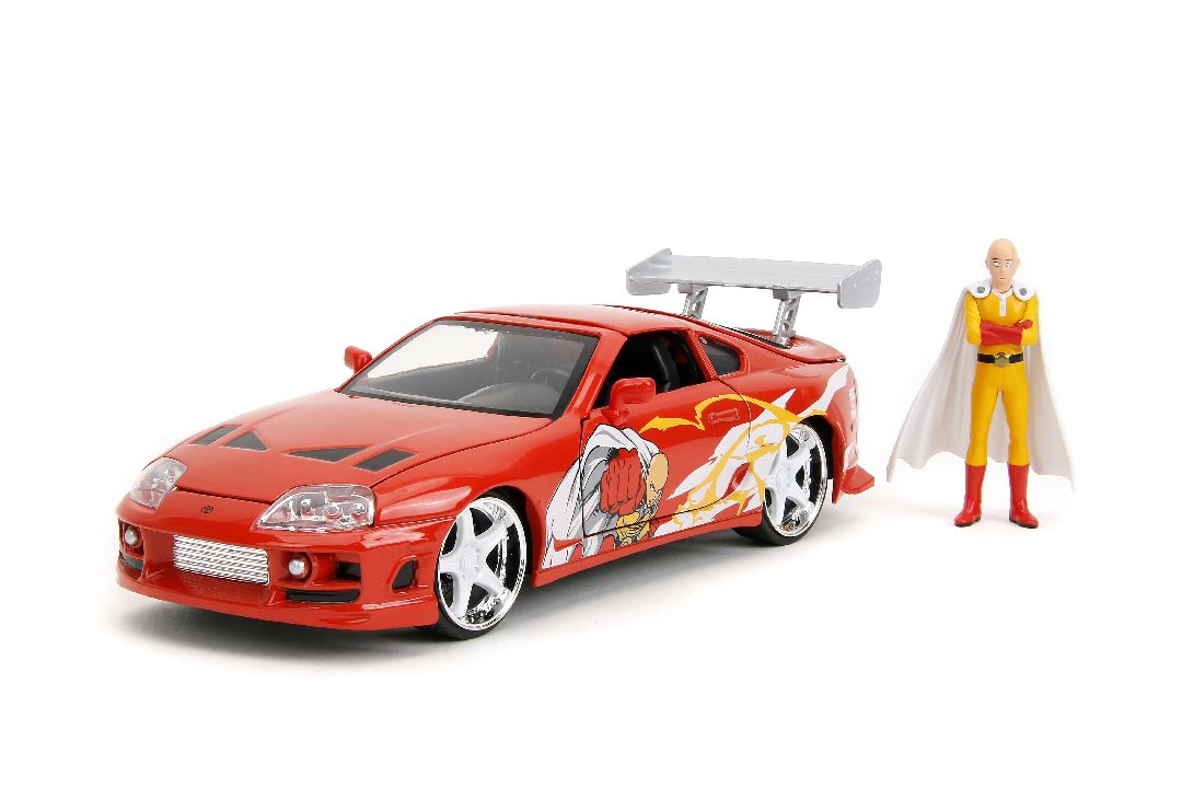 Jada 1/24 "Hollywood Rides" - 1995 Supra w/ One Punch Man