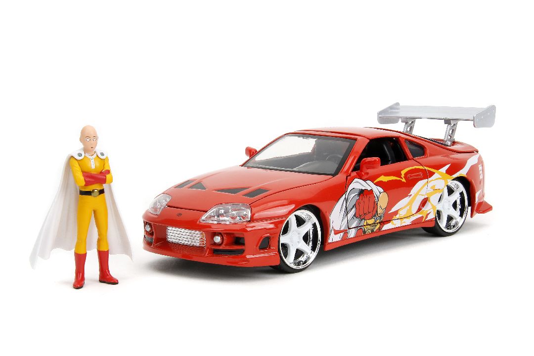 Jada 1/24 "Hollywood Rides" - 1995 Supra w/ One Punch Man