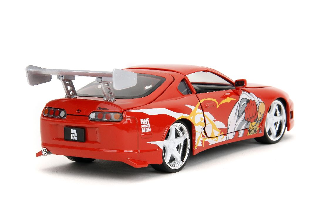 Jada 1/24 "Hollywood Rides" - 1995 Supra w/ One Punch Man