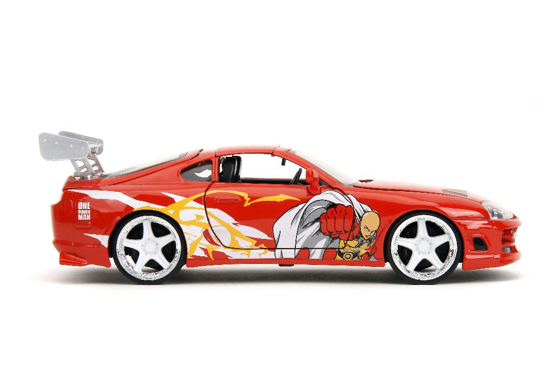 Jada 1/24 "Hollywood Rides" - 1995 Supra w/ One Punch Man