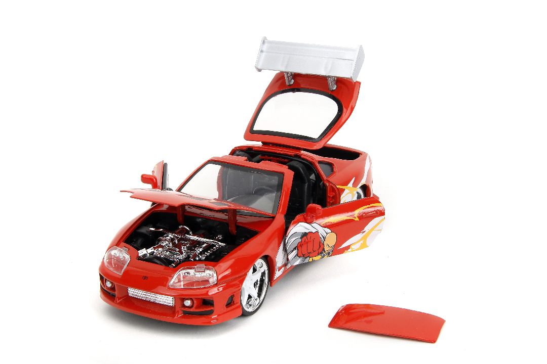 Jada 1/24 "Hollywood Rides" - 1995 Supra w/ One Punch Man