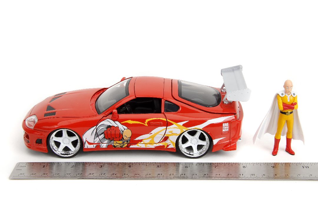 Jada 1/24 "Hollywood Rides" - 1995 Supra w/ One Punch Man