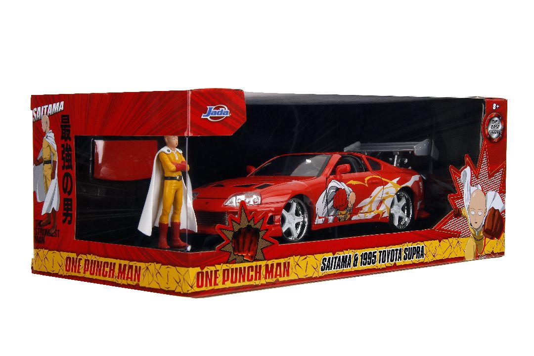 Jada 1/24 "Hollywood Rides" - 1995 Supra w/ One Punch Man