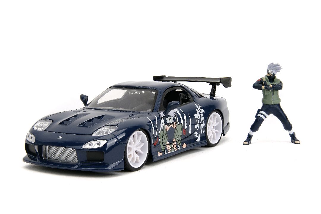 Jada 1/24 "Hollywood Rides" - 1993 Mazda RX-7 w/ Kakashi