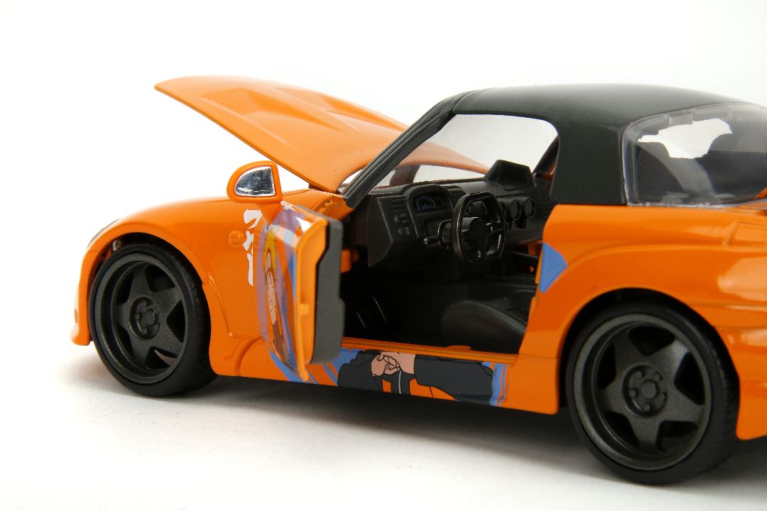 Jada 1/24 "Hollywood Rides" - 2001 Honda S2000 w/ Naruto