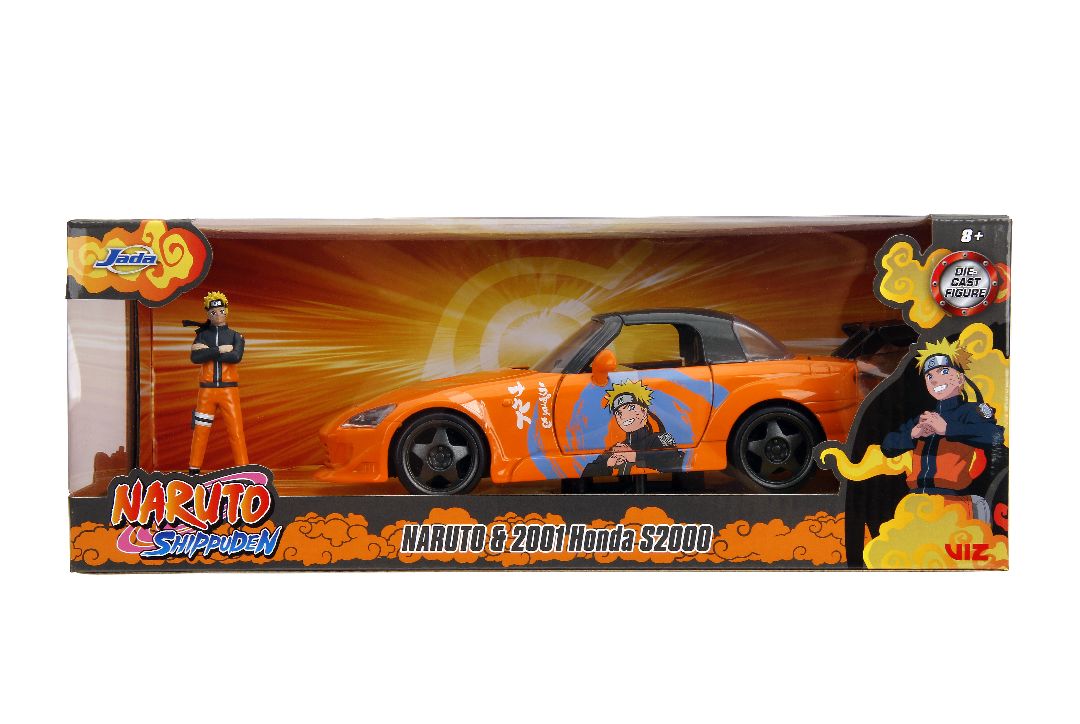 Jada 1/24 "Hollywood Rides" - 2001 Honda S2000 w/ Naruto