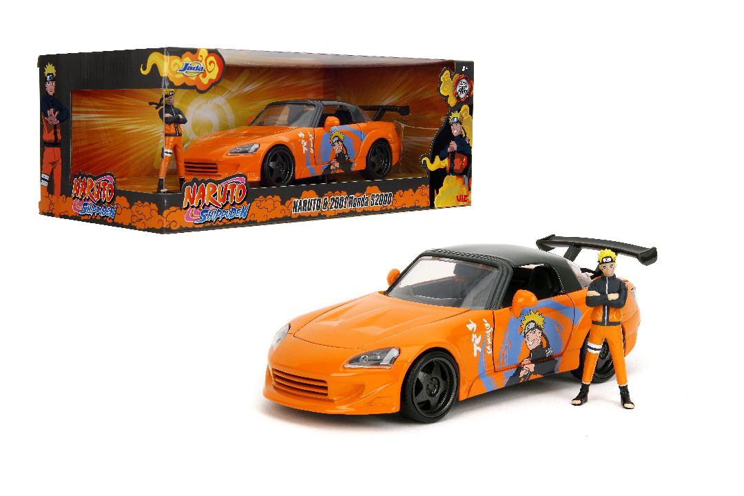 Jada 1/24 "Hollywood Rides" - 2001 Honda S2000 w/ Naruto