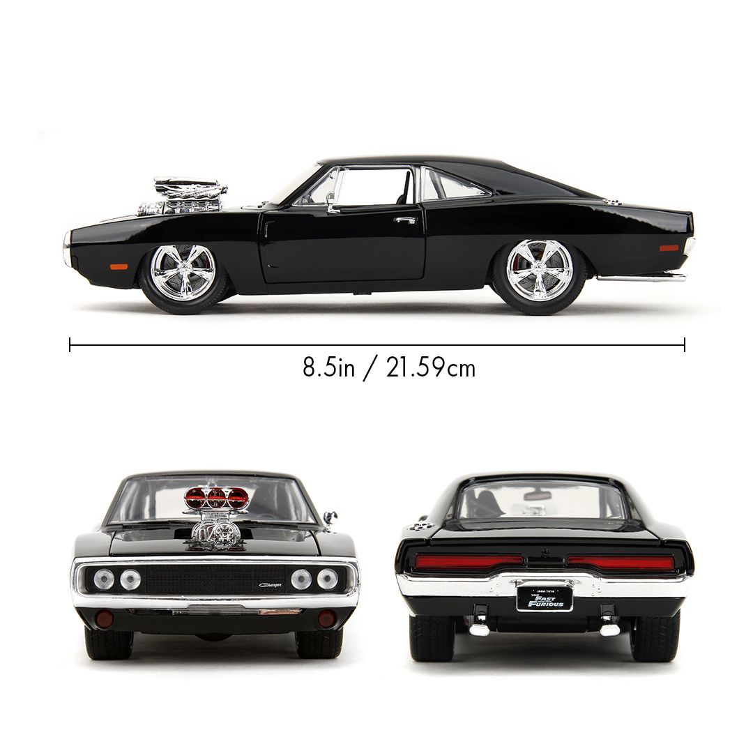 Jada 1/24 "Fast & Furious" Dom's Dodge Charger R/T (Movie 1)