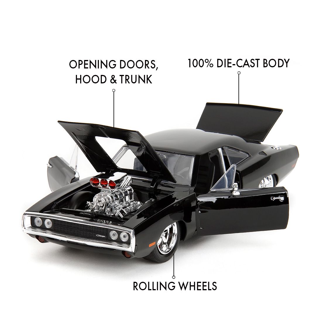 Jada 1/24 "Fast & Furious" Dom's Dodge Charger R/T (Movie 1)