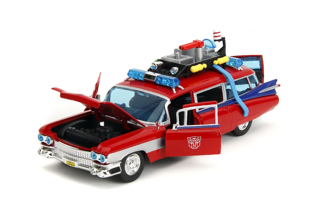 Jada 1/24 "Hollywood Rides" Ghostbusters ECTO-1(Optimus Prime)