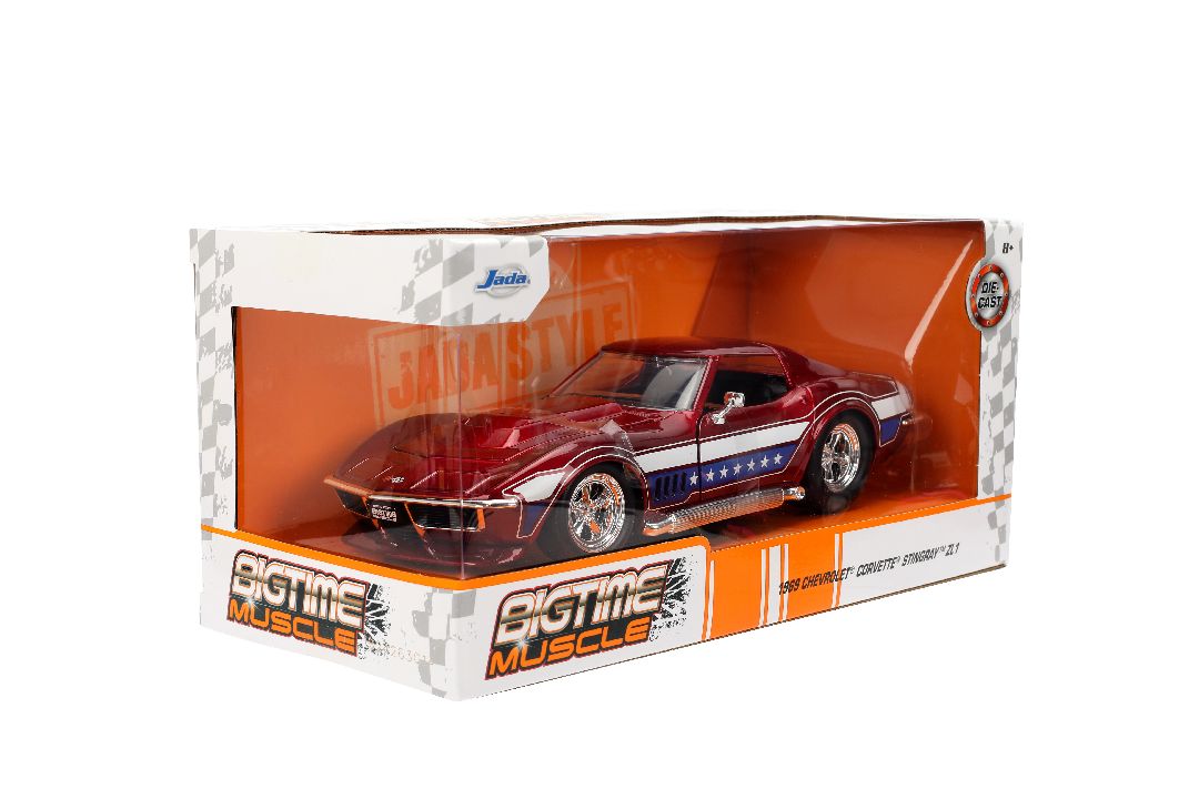 Jada 1/24 "BIGTIME Muscle" - 1969 Chevy Corvette Stingray