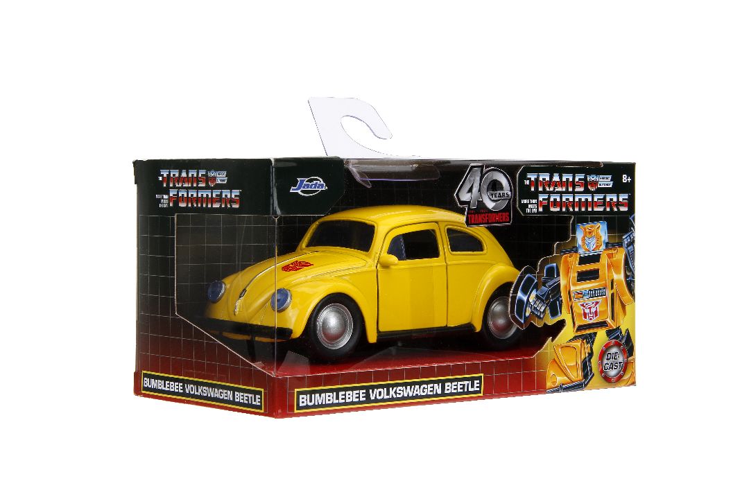 Jada 1/32 "Hollywood Rides" Transformers G1 VW Beetle Bumblebee