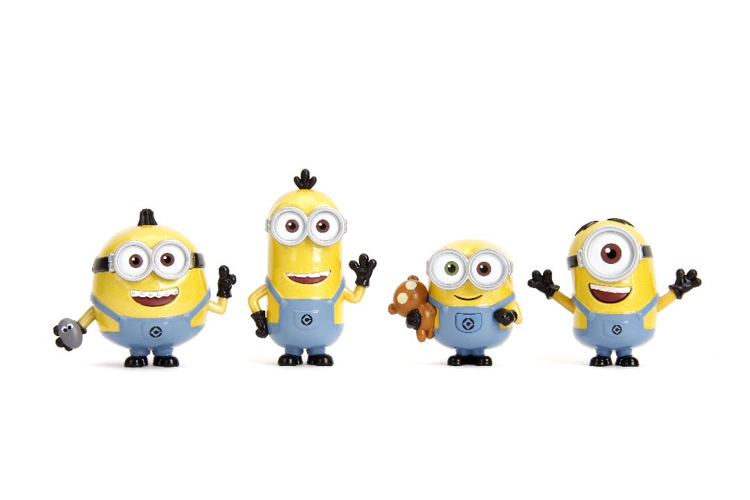 Jada 2.5" Metalfigs - Despicable Me Minions 4-Pack