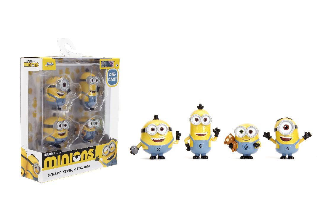 Jada 2.5" Metalfigs - Despicable Me Minions 4-Pack