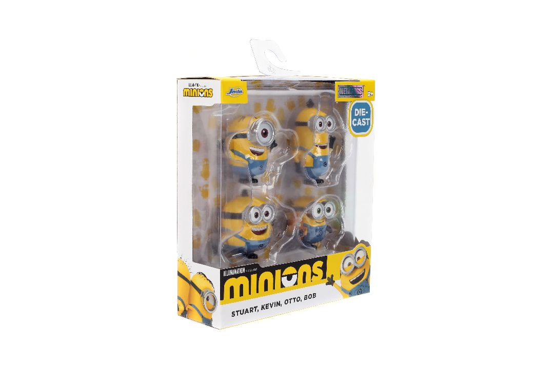 Jada 2.5" Metalfigs - Despicable Me Minions 4-Pack