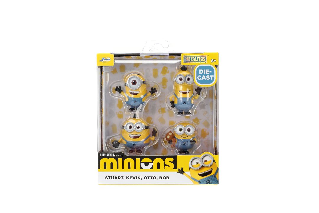 Jada 2.5" Metalfigs - Despicable Me Minions 4-Pack