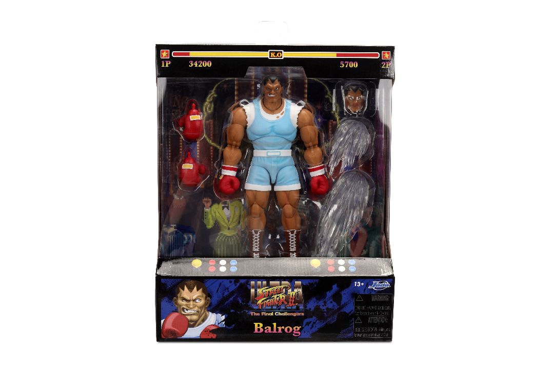 Jada 1/12 Street Fighter II Deluxe - Balrog Jada 1/12 Street Fighter II Deluxe - Balrog