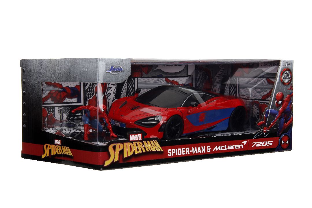 Jada 1/24 "Hollywood Rides" - Marvel McLaren 720S w/ Spider-Man