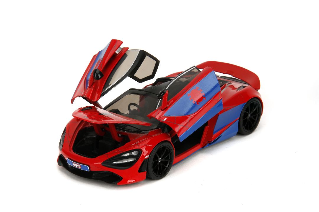 Jada 1/24 "Hollywood Rides" - Marvel McLaren 720S w/ Spider-Man