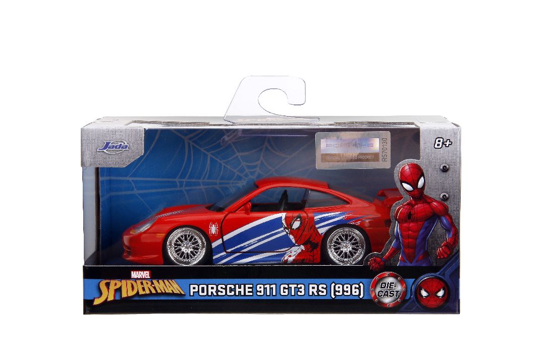 Jada 1/32 Hollywood Rides Marvel Porsche 911 GT3 RS (Spiderman)