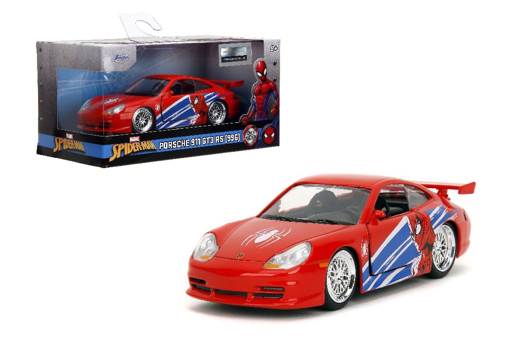 Jada 1/32 Hollywood Rides Marvel Porsche 911 GT3 RS (Spiderman)